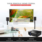 Projecteur LED Home Cinema LY-40 de 1800 lumens, 1280 x 800, avec télécommande, prise UE, LY-40 prise UE