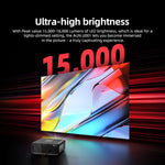 Projecteur LED HD numérique portable AUN U001 4K 18000 lumens pour home cinéma, prise US, prise UK, prise AU