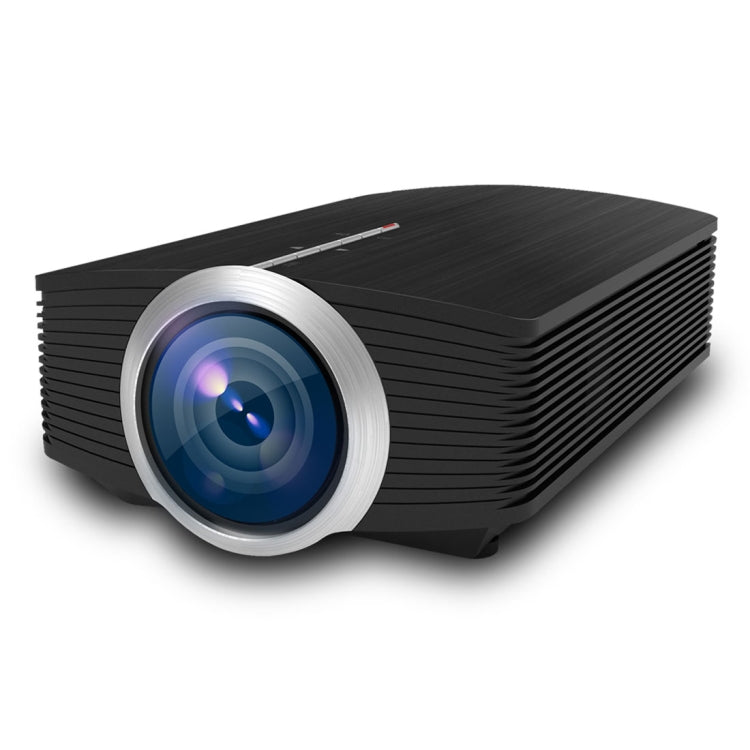 YG510 Projecteur LED 1200 LUX 800*480 HD Home Cinéma, Prend en charge HDMI & VGA & AV & TF & USB, YG510 Noir