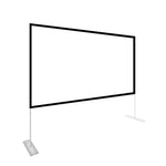 Rideau de projection en polyester pliable avec support extérieur, taille : 84 pouces (16:9), taille : 84 pouces