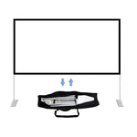 Écran de projection en polyester pliable avec support extérieur, taille : 100 pouces (16:9), taille : 100 pouces