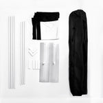 Écran de projection en polyester pliable avec support extérieur, taille : 100 pouces (16:9), taille : 100 pouces
