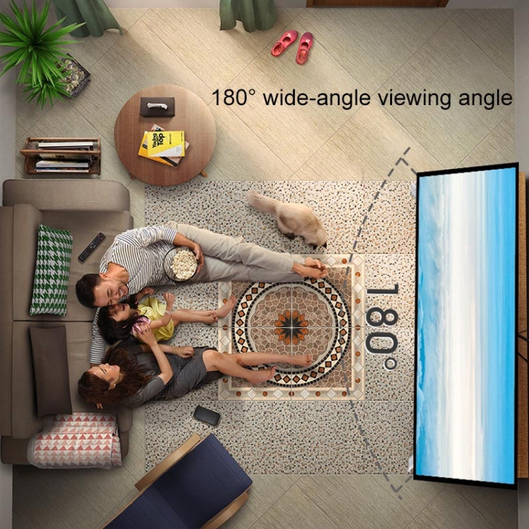 Écran de projection en polyester pliable avec support extérieur, taille : 100 pouces (16:9), taille : 100 pouces