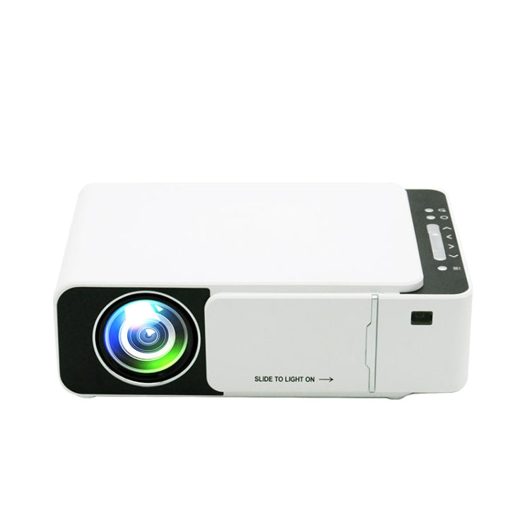 Projecteur intelligent T5 100 lumens ANSI, résolution 800x400 480P, technologie LED+LCD, prend en charge HDMI / carte SD / 2 ports USB / audio 3,5 mm, version standard, version standard