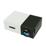 Mini projecteur LED home cinéma portable YG300 400LM avec télécommande, compatible HDMI, AV, SD, USB