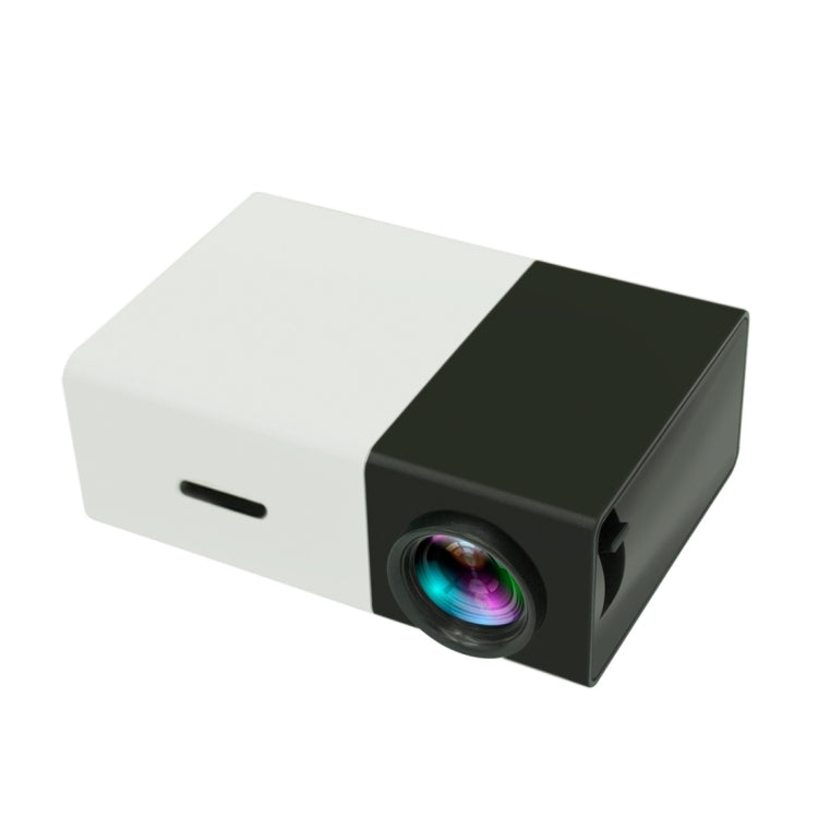 Mini projecteur LED home cinéma portable YG300 400LM avec télécommande, compatible HDMI, AV, SD, USB