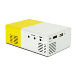 Mini projecteur LED home cinéma portable YG300 400LM avec télécommande, compatible HDMI, AV, SD, USB