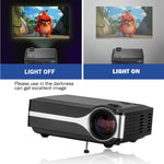 Wejoy L1 Projecteur 80 Lumens 4 pouces Technologie LCD HD 800*480 pixels, VGA, HDMI, L1