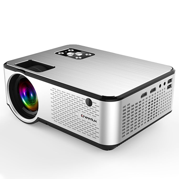 Projecteur intelligent Cheerlux C9 1280x720 720P HD, compatible HDMI x 2 / USB x 2 / VGA / AV, C9 (noir), C9, C9 (gris anthracite)