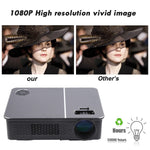 Wejoy L5 projecteur vidéo LED LCD Full HD 1080P de cinéma maison avec correction trapézoïdale optique réglable et télécommande