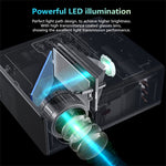 RD825 Mini projecteur LED 1280x720 2200LM pour cinéma maison, compatible HDMI, AV, VGA et USB, version générale, version générale