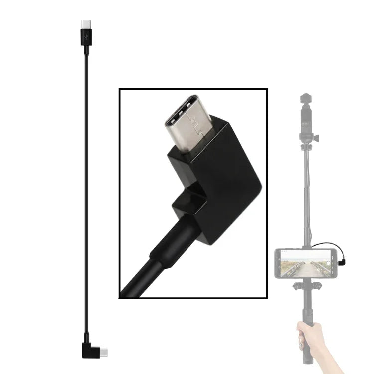 Câble USB-C vers USB-C Sunnylife OP-X9208 pour DJI OSMO Pocket, longueur : 1 m, USB-C