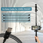Câble USB-C vers USB-C Sunnylife OP-X9208 pour DJI OSMO Pocket, longueur : 1 m, USB-C