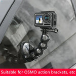 Support de fixation à ventouse Jaws Flex Clamp pour GoPro, Insta360, DJI et autres caméras d'action, Jaws Flex Clamp