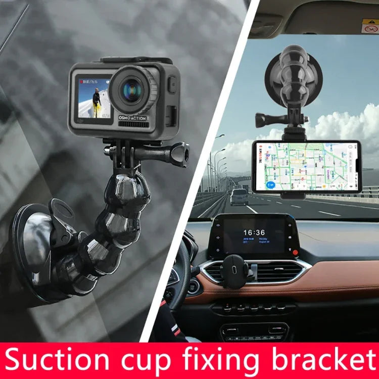 Support de fixation à ventouse Jaws Flex Clamp pour GoPro, Insta360, DJI et autres caméras d'action, Jaws Flex Clamp