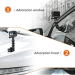 Support de fixation à ventouse Jaws Flex Clamp pour GoPro, Insta360, DJI et autres caméras d'action, Jaws Flex Clamp