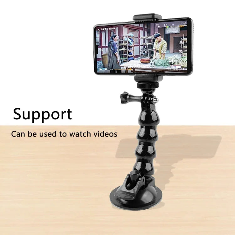 Support de fixation à ventouse Jaws Flex Clamp pour GoPro, Insta360, DJI et autres caméras d'action, Jaws Flex Clamp