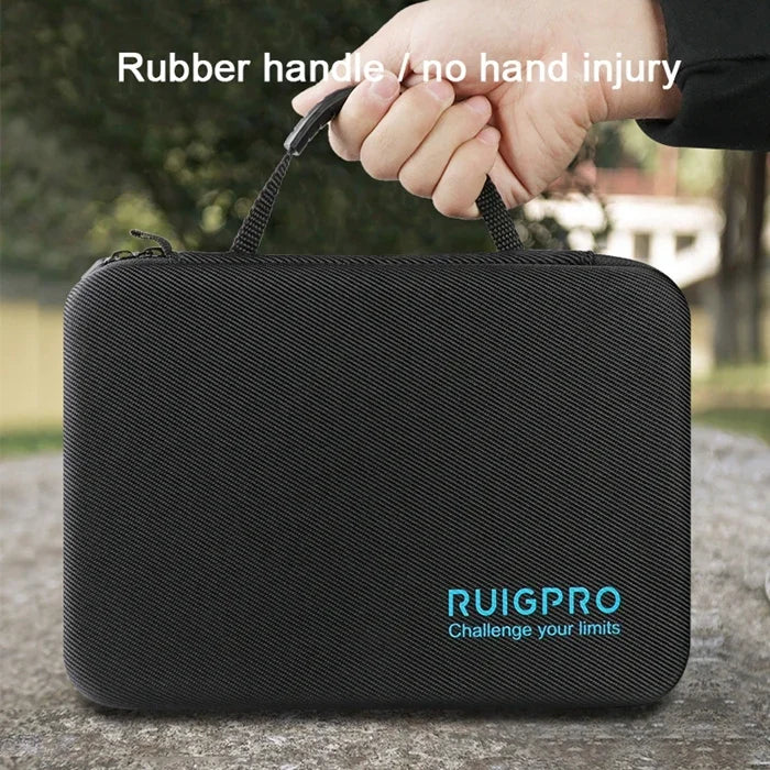 Étui de transport RUIGPRO antichoc et étanche pour DJI Osmo Action, dimensions : 28 cm x 19,7 cm x 6,8 cm, taille moyenne