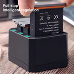 Chargeur triple batterie USB avec indicateur LED pour DJI OSMO Action, Chargeur