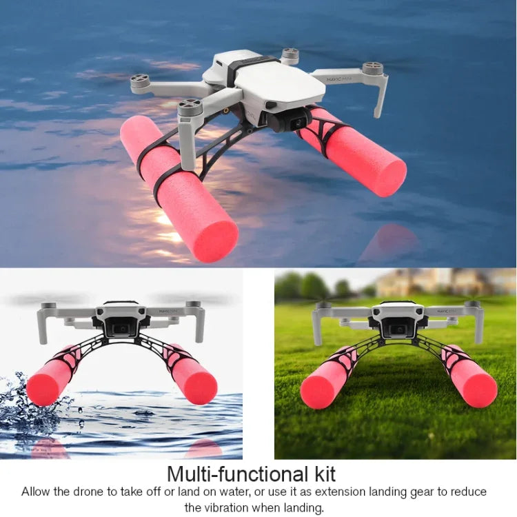 Support d'atterrissage STARTRC avec tige de flottaison et rehausseur pour DJI Mavic 2 mini.