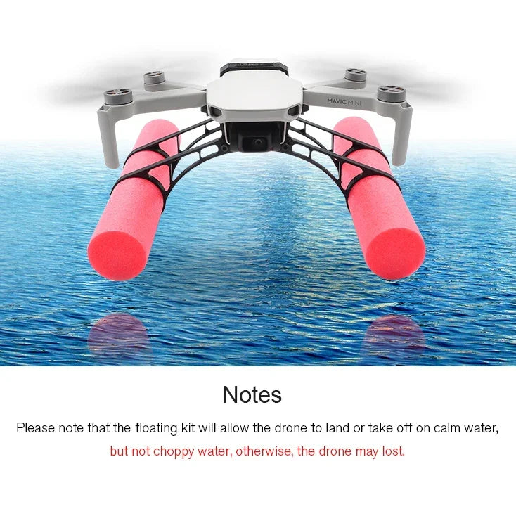 Support d'atterrissage STARTRC avec tige de flottaison et rehausseur pour DJI Mavic 2 mini.