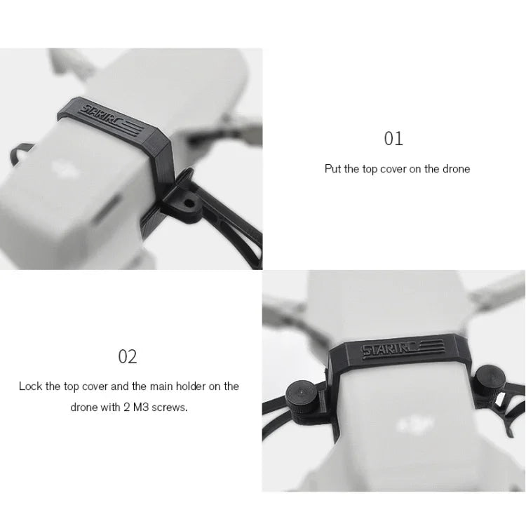 Support d'atterrissage STARTRC avec tige de flottaison et rehausseur pour DJI Mavic 2 mini.
