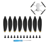 8 PIÈCES/Ensemble Sunnylife 4726F Hélices à dégagement rapide à faible bruit pour DJI Mavic Mini 1, pour DJI Mavic Mini 1 Argent, pour DJI Mavic Mini 1 Or