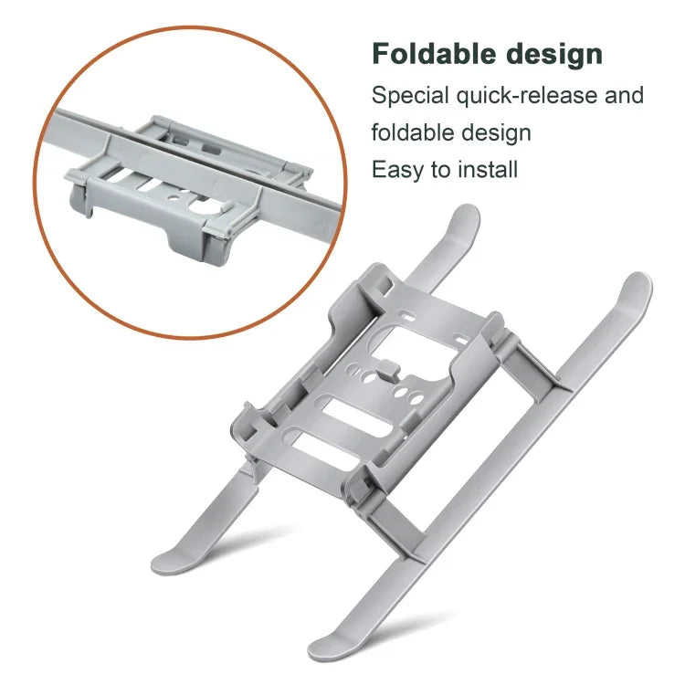 Support d'extension de train d'atterrissage antichoc à dégagement rapide STARTRC 1106837 pour DJI Mini 2 / Mavic Mini.