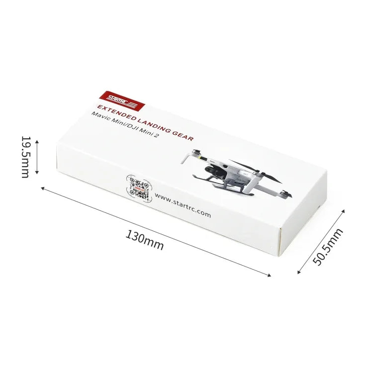 Support d'extension de train d'atterrissage antichoc à dégagement rapide STARTRC 1106837 pour DJI Mini 2 / Mavic Mini.