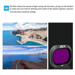 Filtres d'objectif JSR Drone 4 en 1 ND8PL+ND16PL+ND32PL+ND64PL pour DJI Mavic 2 Pro, ND8PL+ND16PL+ND32PL+ND64PL