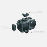 PGYTECH P-11B-010 Cage de protection pour caméra sportive DJI Osmo Action (accessoire pour vlogs)