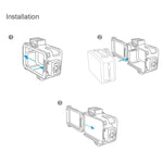 PGYTECH P-11B-010 Cage de protection pour caméra sportive DJI Osmo Action (accessoire pour vlogs)