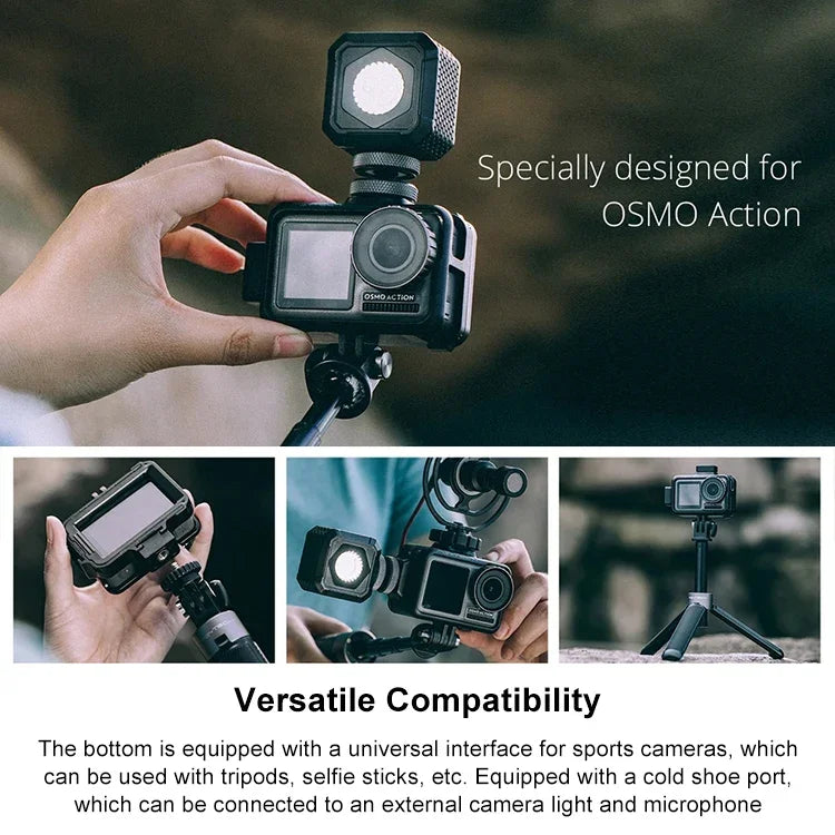 PGYTECH P-11B-010 Cage de protection pour caméra sportive DJI Osmo Action (accessoire pour vlogs)