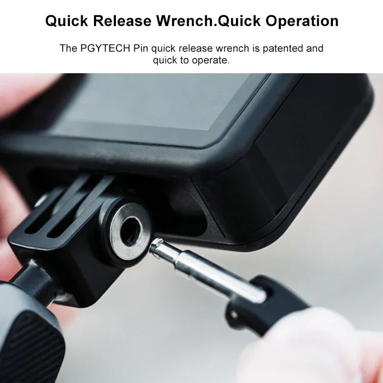 Support de téléphone à ventouse pour caméra d'action PGYTECH P-GM-132 compatible DJI Osmo Action et GoPro 8/7, P-GM-132