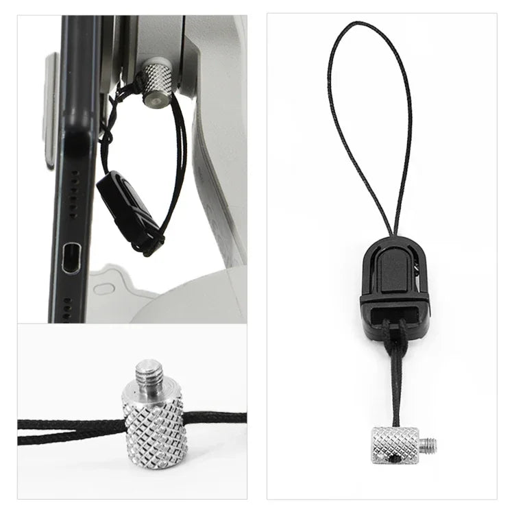 Support de téléphone STARTRC avec clip, dragonne anti-perte et anti-chute pour DJI OM4 / Osmo Mobile 3