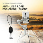 Support de téléphone STARTRC avec clip, dragonne anti-perte et anti-chute pour DJI OM4 / Osmo Mobile 3