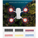 8 PCS/Set hélices à libération rapide 4726F silencieuses Sunnylife pour DJI Mini 2, pour DJI Mini 2 argent, pour DJI Mini 2 or