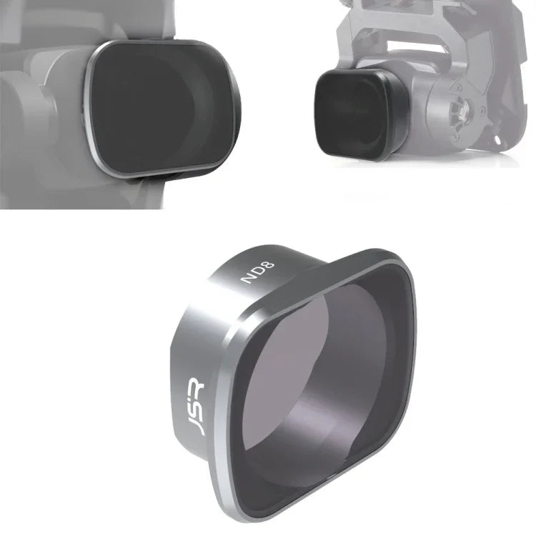 Filtre d'objectif JSR KS ND8 pour DJI FPV, cadre en alliage d'aluminium, ND8