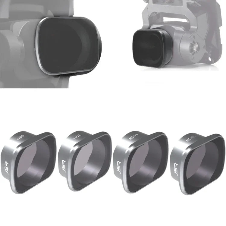 Filtre d'objectif JSR KS 4 en 1 ND4+ND8+ND16+ND32 pour DJI FPV, cadre en alliage d'aluminium, ND 4 en 1