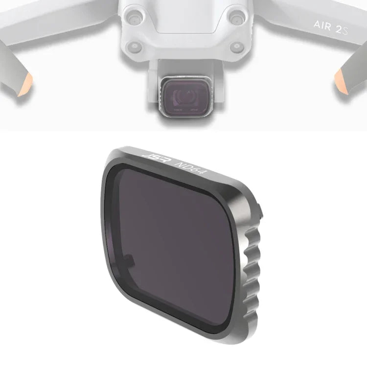 Filtre d'objectif JSR KS ND64 pour DJI Air 2S, cadre en aluminium, ND64