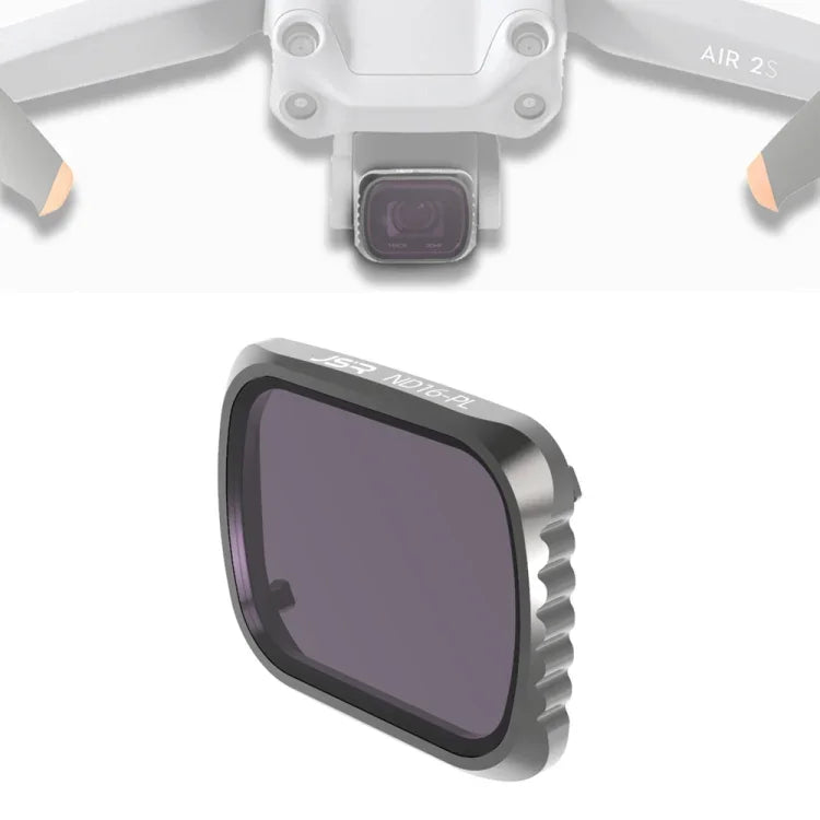 Filtre d'objectif JSR KS ND16PL pour DJI Air 2S, cadre en aluminium, ND16PL