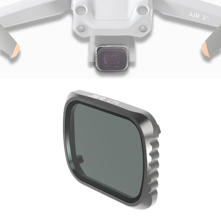 Filtre CPL JSR KS pour DJI Air 2S, cadre en aluminium, CPL