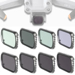 Filtres d'objectif JSR KS 8 en 1 UV + CPL + ND8 + ND16 + ND32 + ND64 + STAR + NIGHT pour DJI Air 2S, cadre en aluminium, UV + CPL + ND8 + ND16 + ND32 + ND64 + STAR + NIGHT