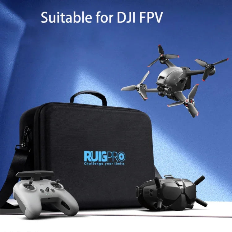 RUIGPRO pour DJI FPV - Étui de rangement portable à bandoulière unique, sac de transport pour DJI FPV