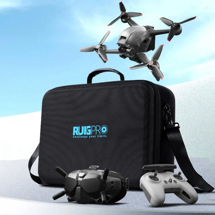RUIGPRO pour DJI FPV - Étui de rangement portable à bandoulière unique, sac de transport pour DJI FPV