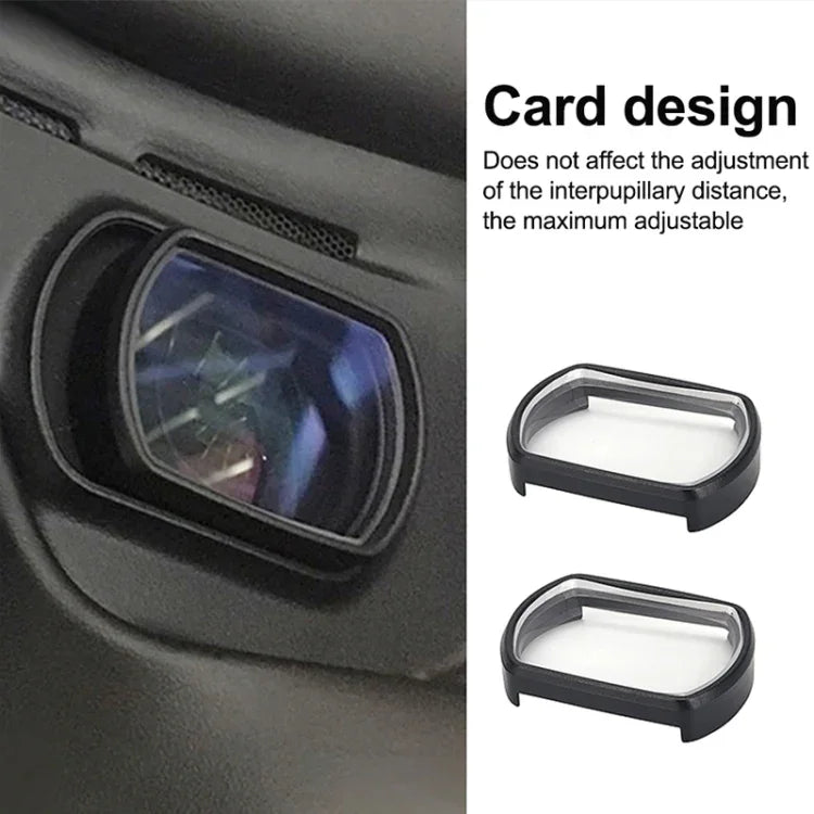RCSTQ Lot de 2 lentilles asphériques de correction de la vision pour lunettes de vision myopes 200 degrés, compatibles avec les lunettes DJI FPV V2, 200 degrés