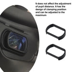 RCSTQ Lot de 2 lentilles asphériques de correction de la vision pour lunettes de vision myopes 550° pour lunettes DJI FPV V2, 550°