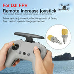 Manette de pilotage à bascule rétractable bicolore RCSTQ pour drone DJI FPV Combo, compatible avec les drones DJI FPV bicolores