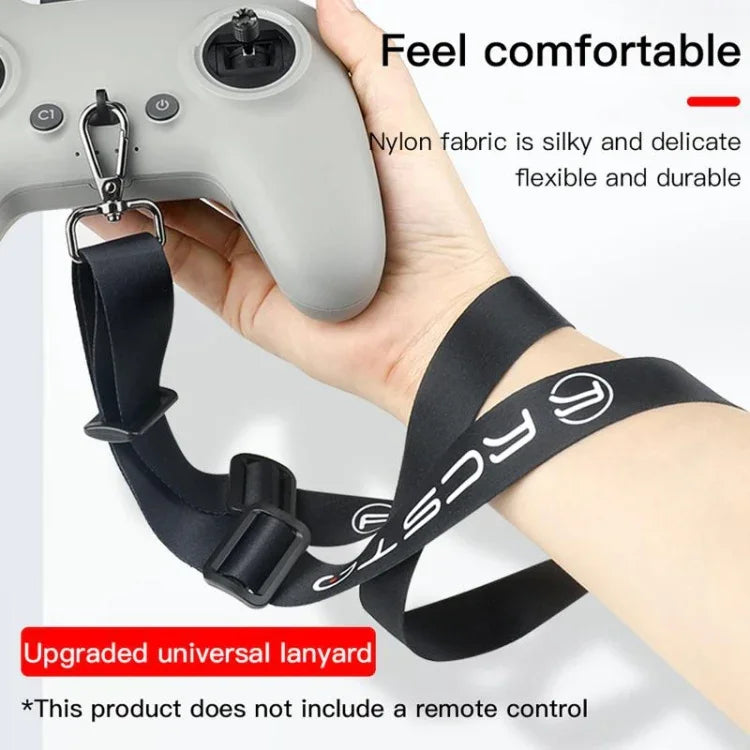 RCSTQ Lanière de cou épaisse anti-perte et anti-chute pour télécommande DJI FPV, épaisse