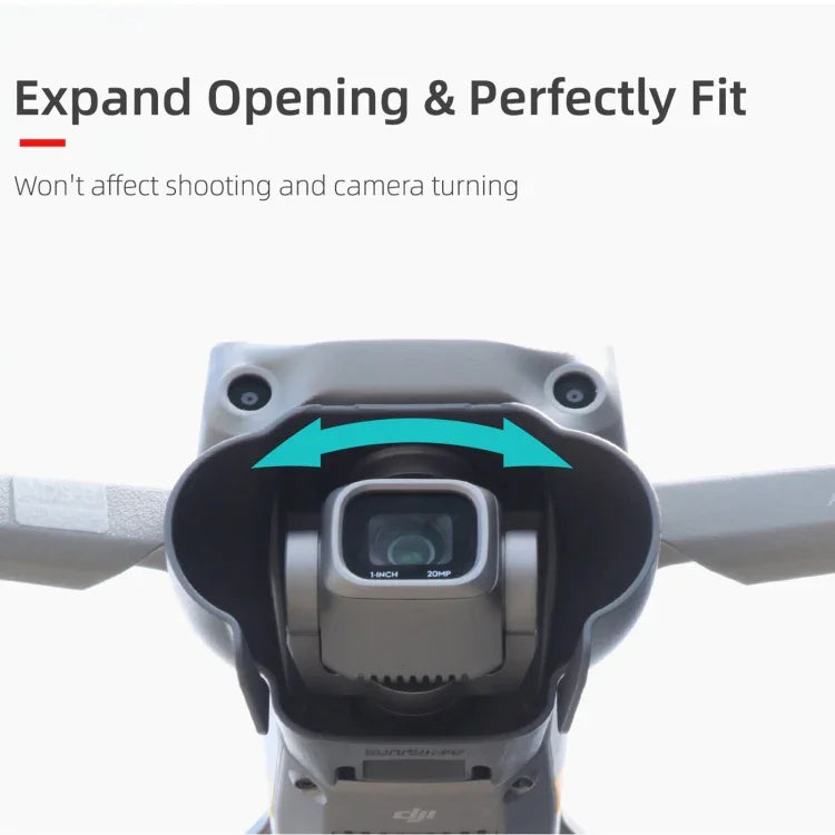 Pare-soleil anti-reflets Sunnylife A2S-Q9350 pour objectif de caméra DJI Air 2S / Mavic Air 2